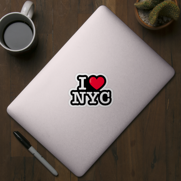 I Heart NYC Typewriter Style by Vicinity